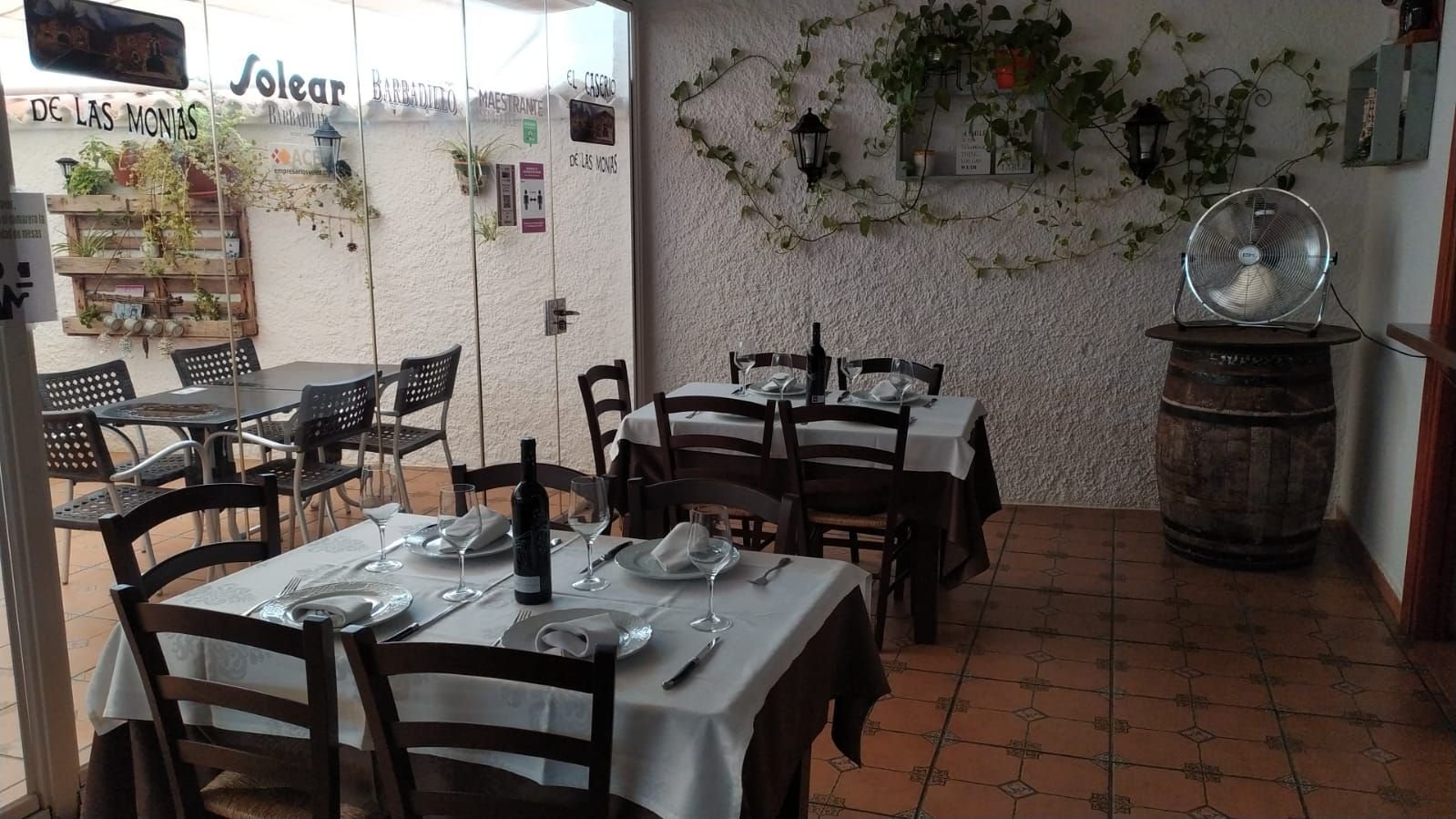 Comedor interior de El Caserío de las Monjas