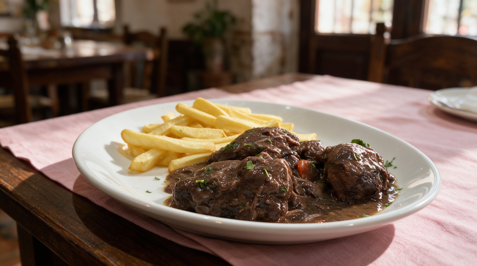 Salón de El Caserío de las Monjas, restaurante tradicional andaluz en Vélez-Málaga
